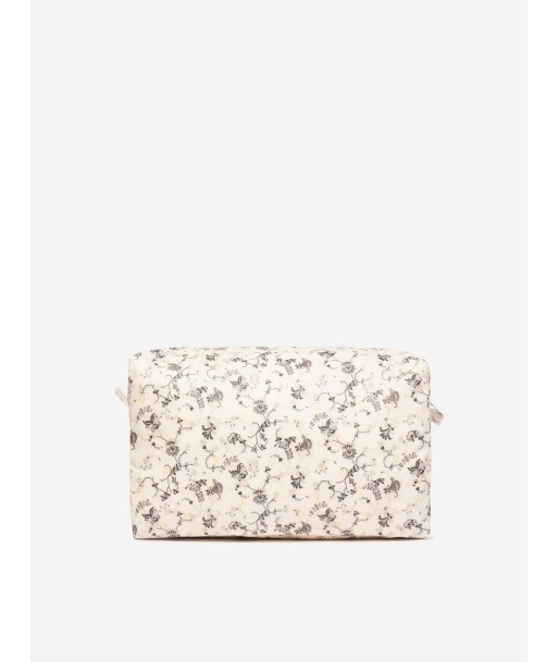 Bonpoint Girls Floral Make Up Bag in Beige offre 