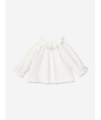 Bonpoint Baby Girls Dolci Blouse in Ivory ou a consommer sur place