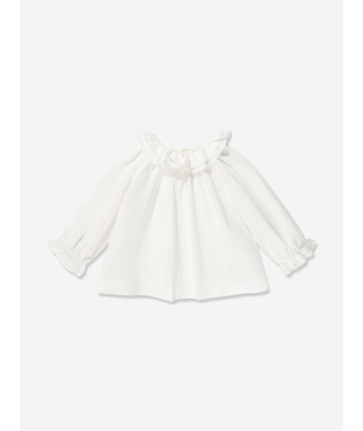 Bonpoint Baby Girls Dolci Blouse in Ivory ou a consommer sur place