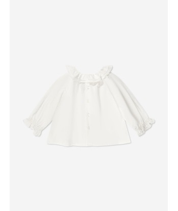 Bonpoint Baby Girls Dolci Blouse in Ivory ou a consommer sur place