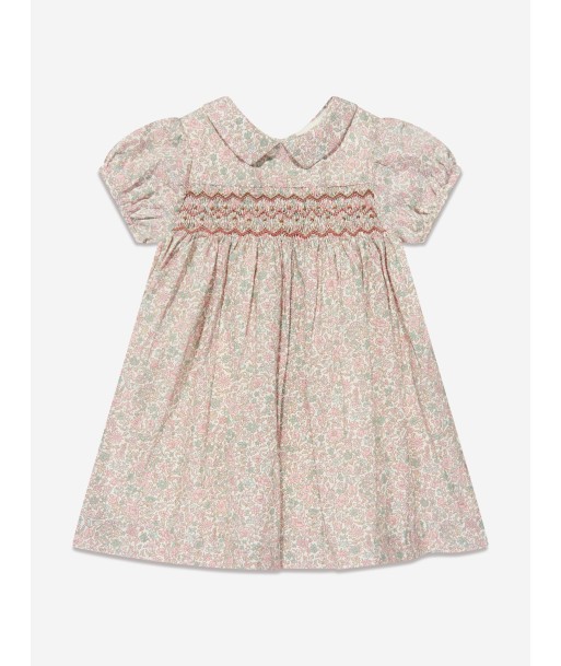 Bonpoint Baby Girls Joyeuse Smocked Dress in Pink meilleur choix