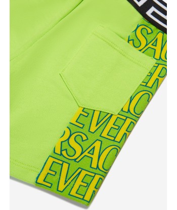 Versace Baby Boys Logo Shorts in Green soldes