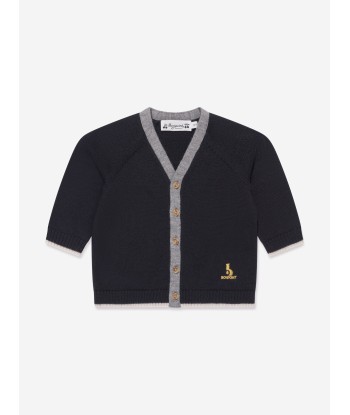 Bonpoint Baby Boys Teotim Wool Cardigan in Navy Le MVP de beaucoup