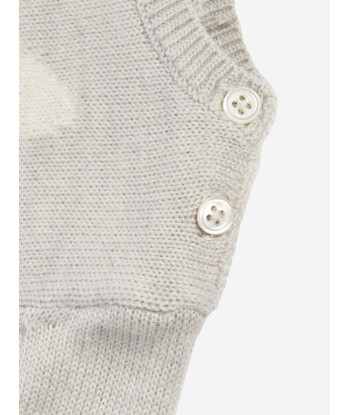 Bonpoint Baby Girls Almire Wool Jumper in Grey la chaussure