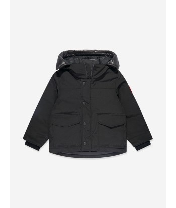 Canada Goose Kids Lynx Parka in Black Comparez plus de prix