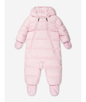 Ralph Lauren Baby Girls Padded Snowsuit in Pink paiement sécurisé