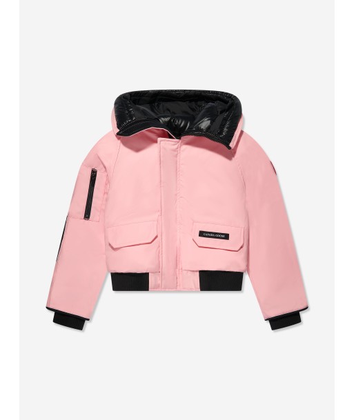 Canada Goose Girls Chilliwack Bomber in Pink pas chere