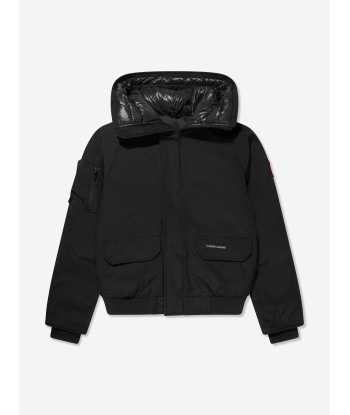 Canada Goose Kids Chilliwack Bomber in Black en linge