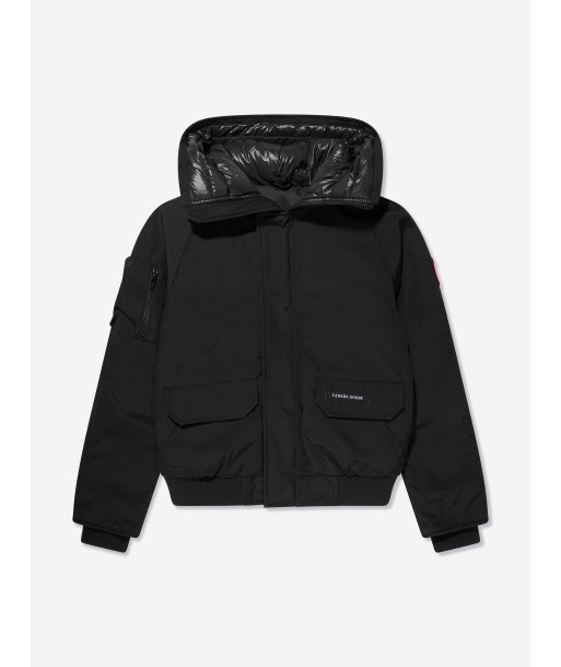 Canada Goose Kids Chilliwack Bomber in Black en linge