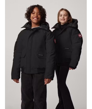 Canada Goose Kids Chilliwack Bomber in Black en linge