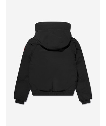 Canada Goose Kids Chilliwack Bomber in Black en linge