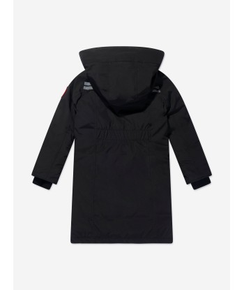 Canada Goose Girls Brittania Parka in Black 2024