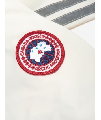 Canada Goose Girls Brittania Parka in White en ligne des produits 