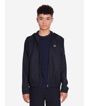 Lacoste Boys Zip Up Jacket in Black ouvre sa boutique