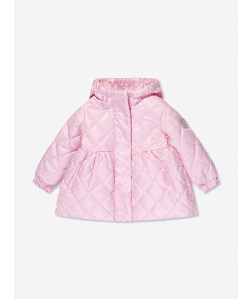 Monnalisa Baby Girls Quilted Down Coat in Pink prix pour 