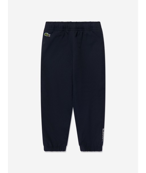 Lacoste Boys Logo Track Trousers in Navy la chaussure