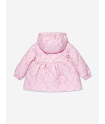 Monnalisa Baby Girls Quilted Down Coat in Pink prix pour 