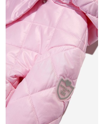 Monnalisa Baby Girls Quilted Down Coat in Pink prix pour 