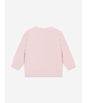 Lacoste Girls Logo Sweatshirt in Pink de France