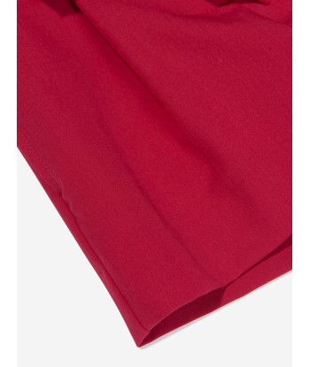 Monnalisa Girls Sash Belt Shorts in Red JUSQU'A -70%! 