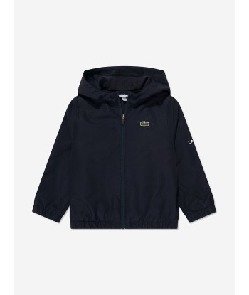 Lacoste Boys Zip Up Jacket in Black ouvre sa boutique