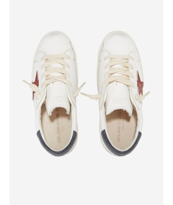 Golden Goose Kids Leather Super Star Trainers in White Venez découvrir notre 