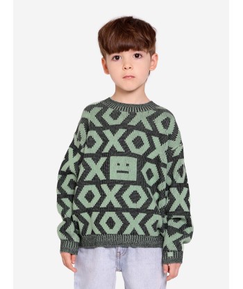 Acne Studios Kids Mini Kozu Jumper in Black en ligne des produits 