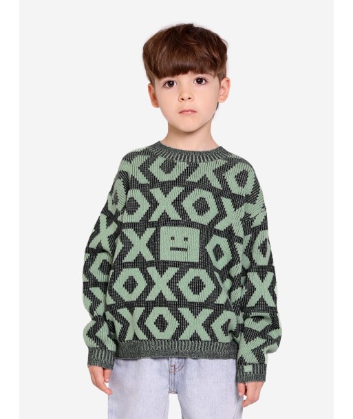 Acne Studios Kids Mini Kozu Jumper in Black en ligne des produits 