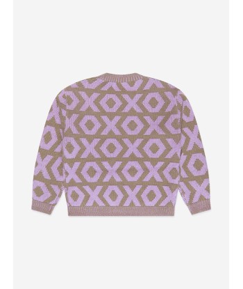 Acne Studios Kids Mini Kozu Jumper in Purple français