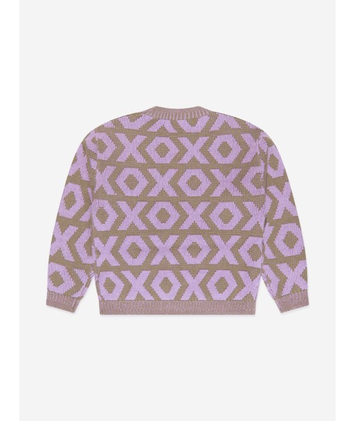 Acne Studios Kids Mini Kozu Jumper in Purple français