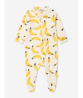 The Bonnie Mob Baby Banana Sleepsuit And Hat Gift Set in Yellow Jusqu'à 80% De Réduction