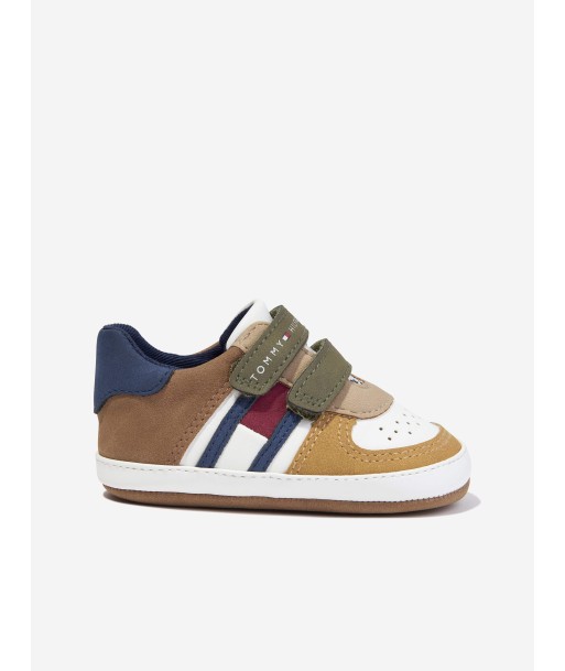 Tommy Hilfiger Baby Boys Flag Low Cut Velcro Trainers in Multicolour pour bénéficier 