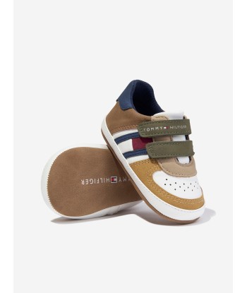 Tommy Hilfiger Baby Boys Flag Low Cut Velcro Trainers in Multicolour pour bénéficier 