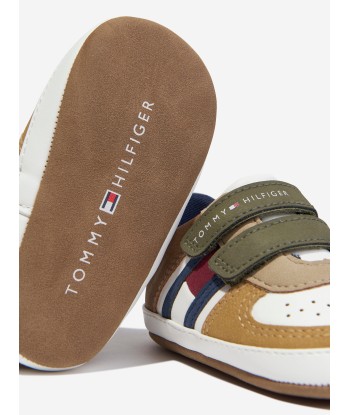 Tommy Hilfiger Baby Boys Flag Low Cut Velcro Trainers in Multicolour pour bénéficier 