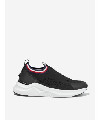 Tommy Hilfiger Kids Low Cut Easy-On Trainers in Black prix