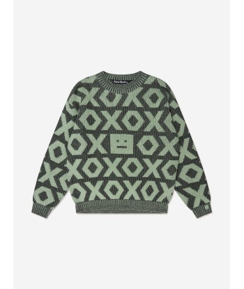 Acne Studios Kids Mini Kozu Jumper in Black en ligne des produits 