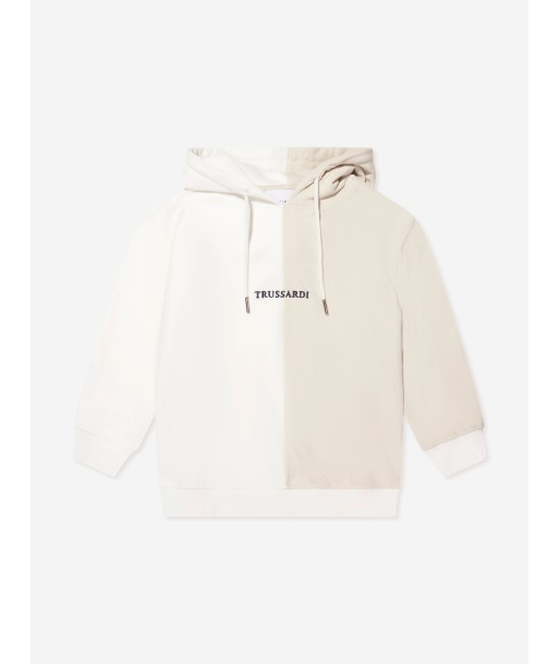 Trussardi Boys Ulak Hoodie in Ivory du meilleur 