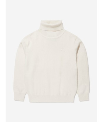 Trussardi Boys Kurah Sweater in Ivory Paris Déstockage Promo