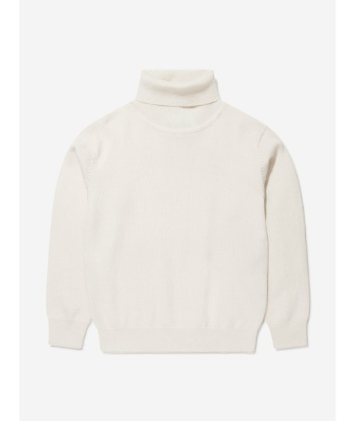 Trussardi Boys Kurah Sweater in Ivory Paris Déstockage Promo