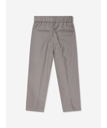 Trussardi Boys Eowin Trousers in Grey les ligaments