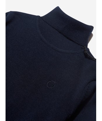 Trussardi Boys Kurah Sweater in Navy livraison et retour toujours gratuits