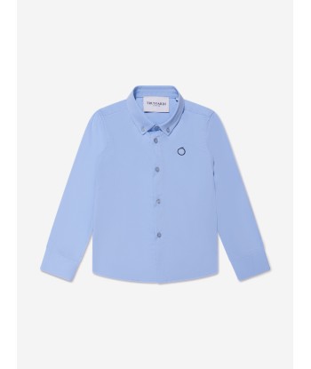 Trussardi Boys Barlog Shirt in Blue de France