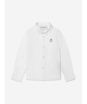 Trussardi Boys Barlog Shirt in Ivory Par le système avancé 