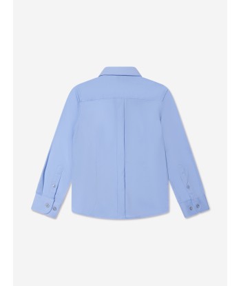 Trussardi Boys Barlog Shirt in Blue de France