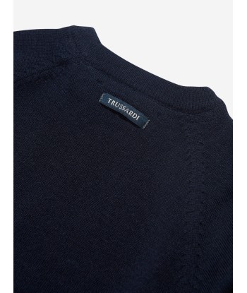 Trussardi Boys Hershel Sweatshirt in Navy Les êtres humains sont 