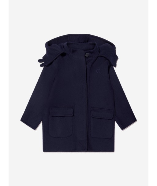 Trussardi Boys Gawir Long Coat in Navy pas cher chine