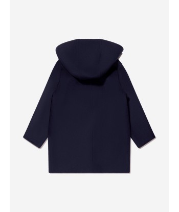 Trussardi Boys Gawir Long Coat in Navy pas cher chine