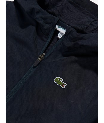 Lacoste Boys Zip Up Jacket in Black ouvre sa boutique