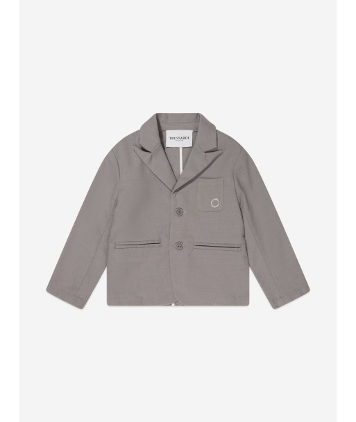 Trussardi Boys Gramlin Jacket in Grey prix