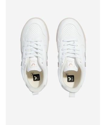 Veja Kids V-10 Laces Trainers in White en linge